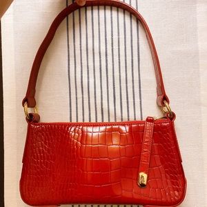 Ralph Lauren Vintage Embossed Aligator Bag
